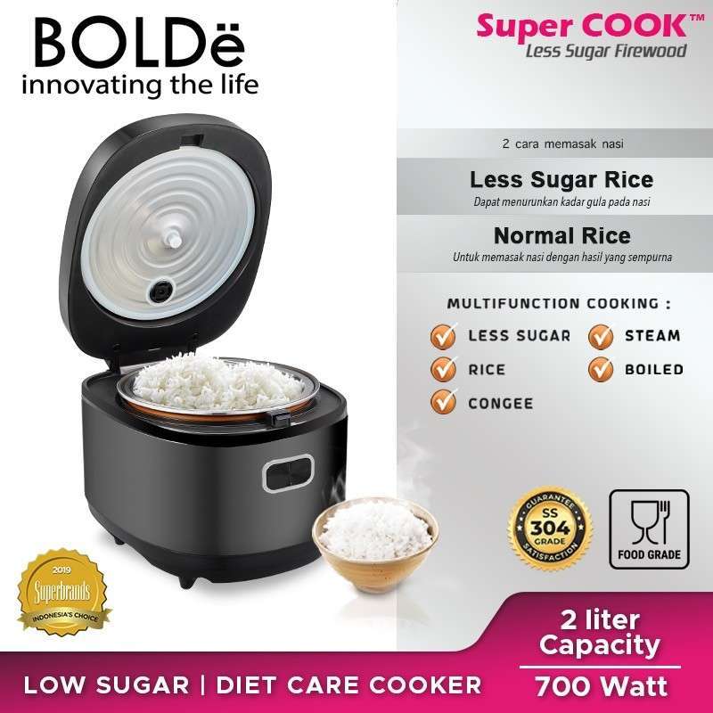 BOLDE Super COOK Less Sugar FIREWOOD